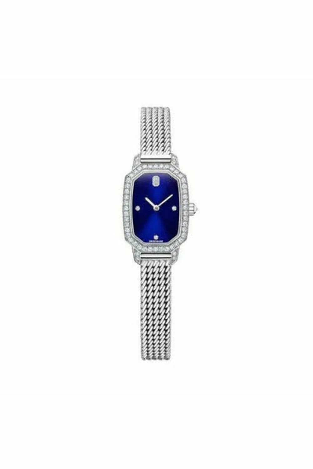 harry winston emerald 17.75mm x 24mm 18kt white gold ladies watch