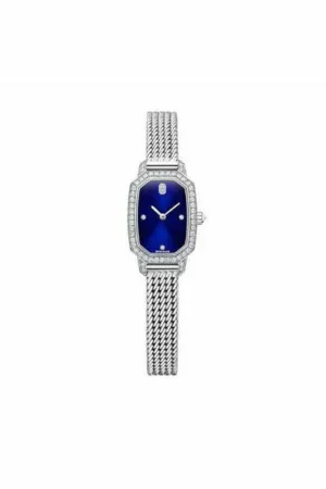 harry winston emerald 17.75mm x 24mm 18kt white gold ladies watch