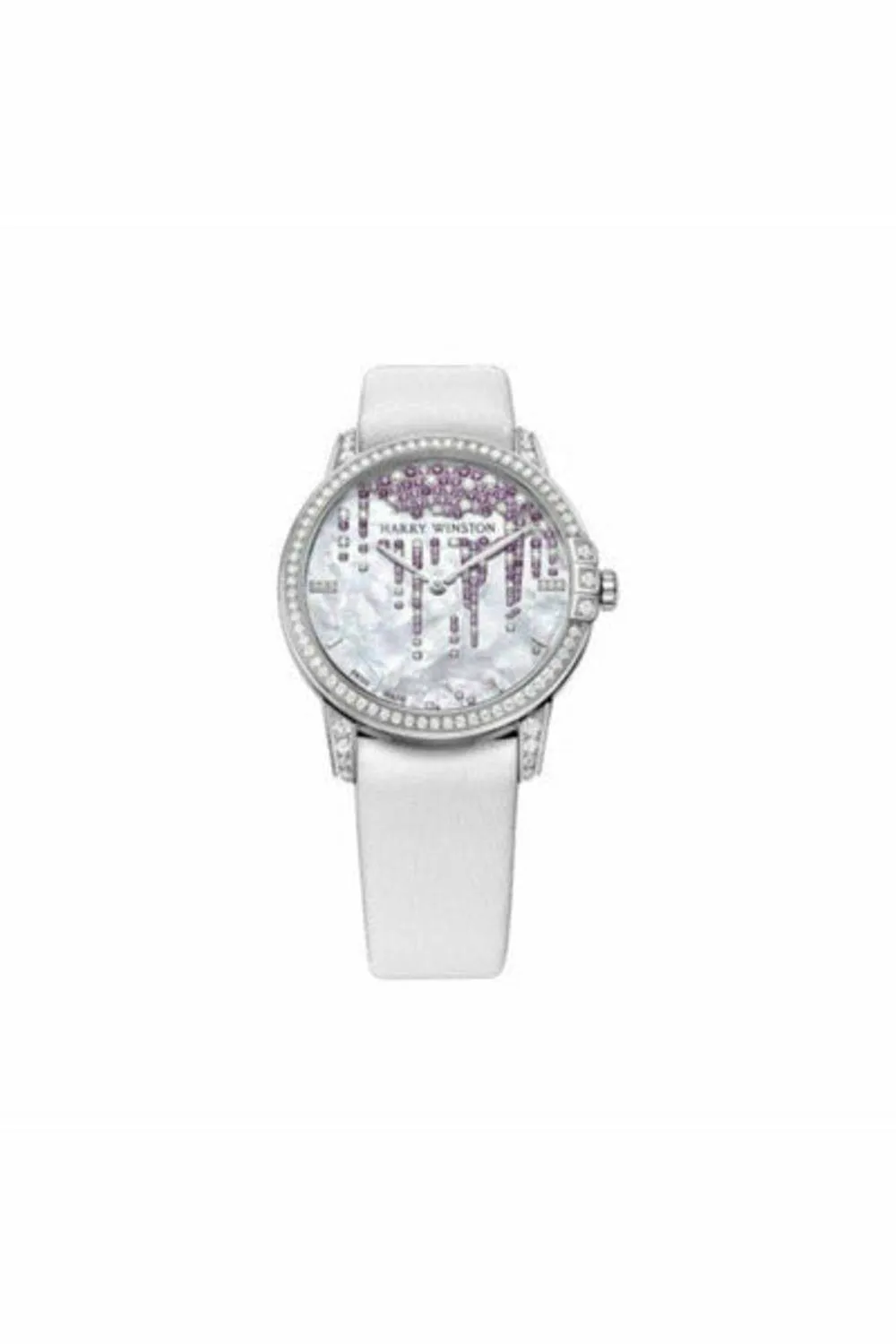 harry winston midnight 18kt white gold 36mm ladies watch