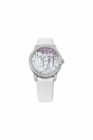 harry winston midnight 18kt white gold 36mm ladies watch