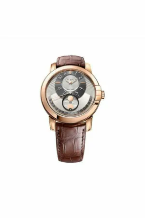 harry winston midnight 42mm 18k rose gold men's watch ref. midamp42rr001