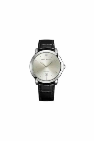 harry winston midnight 42mm 18kt white gold men's watch