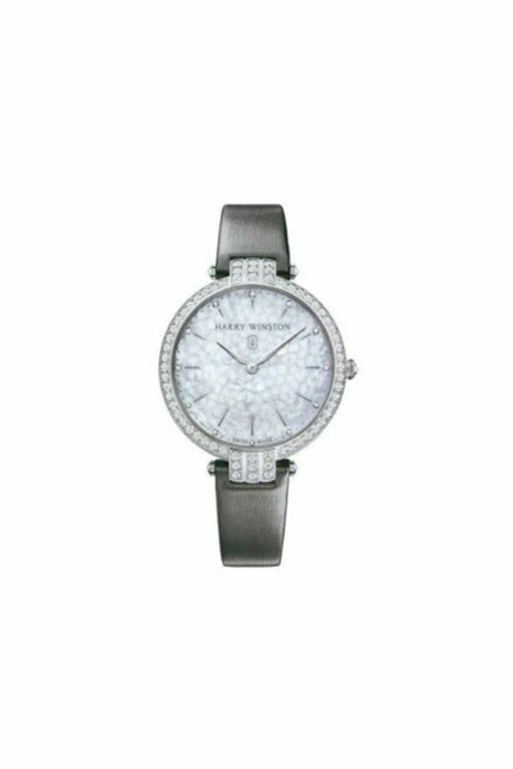 harry winston premier 18kt white gold 39mm ladies watch