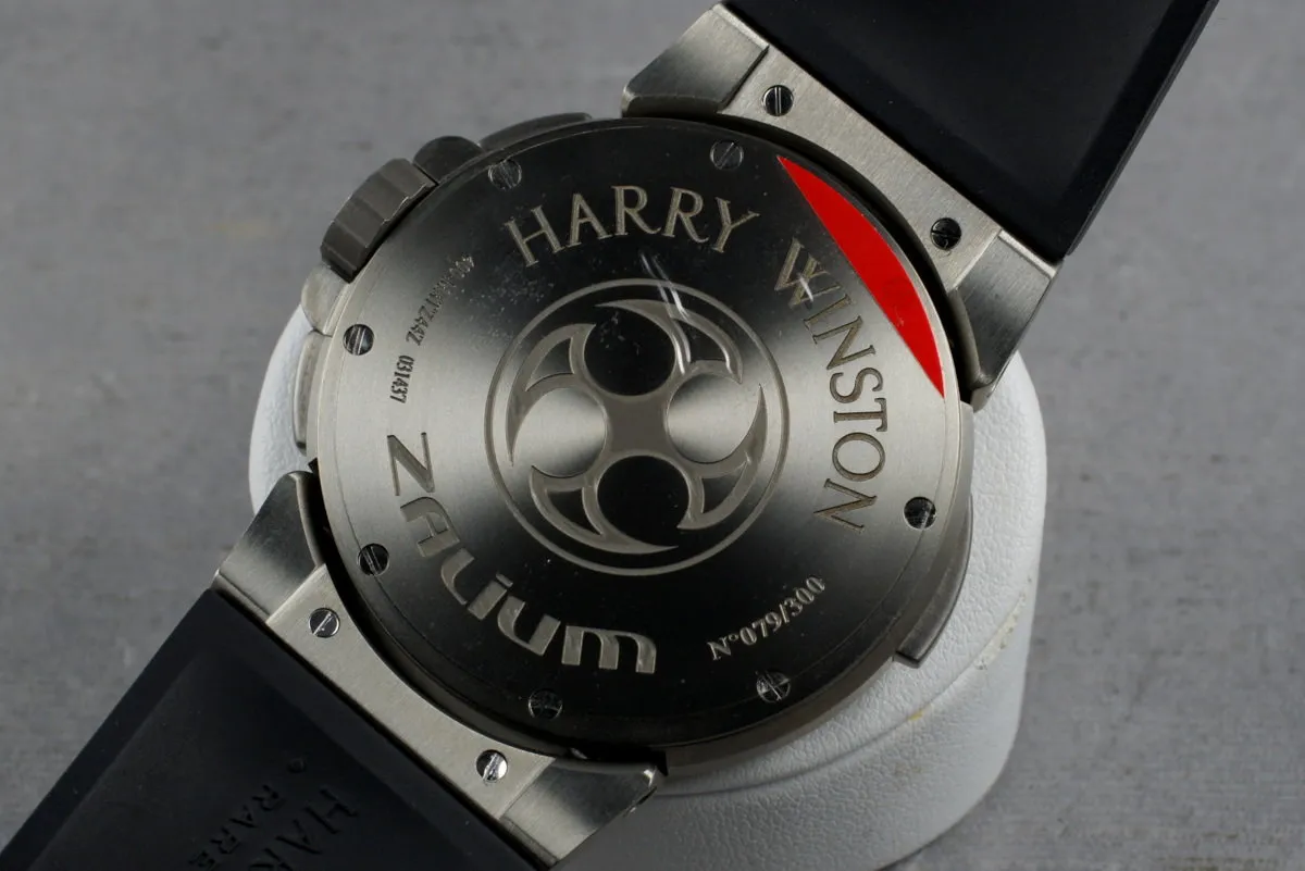 Harry Winston Project Z4 Ocean Dual Time Zone with Box and Papers