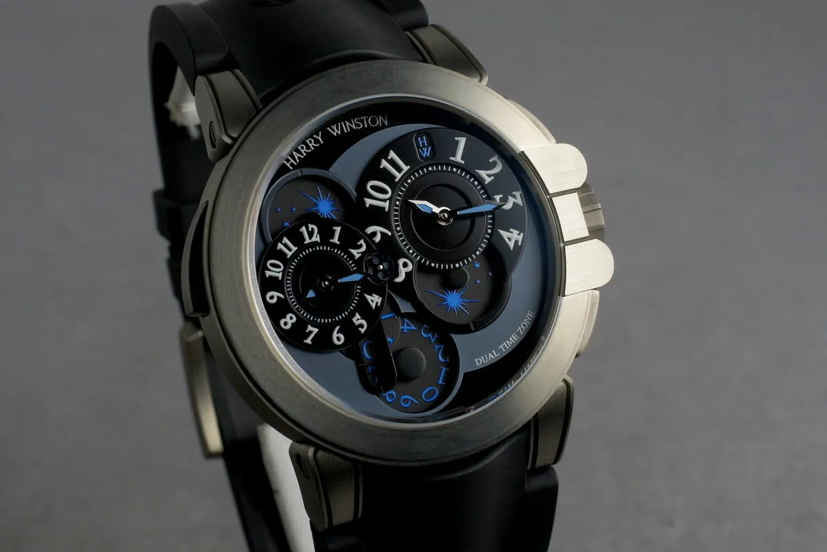 Harry Winston Project Z4 Ocean Dual Time Zone with Box and Papers