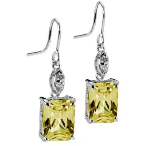 Hayden Peridot Cubic Zirconia Earrings