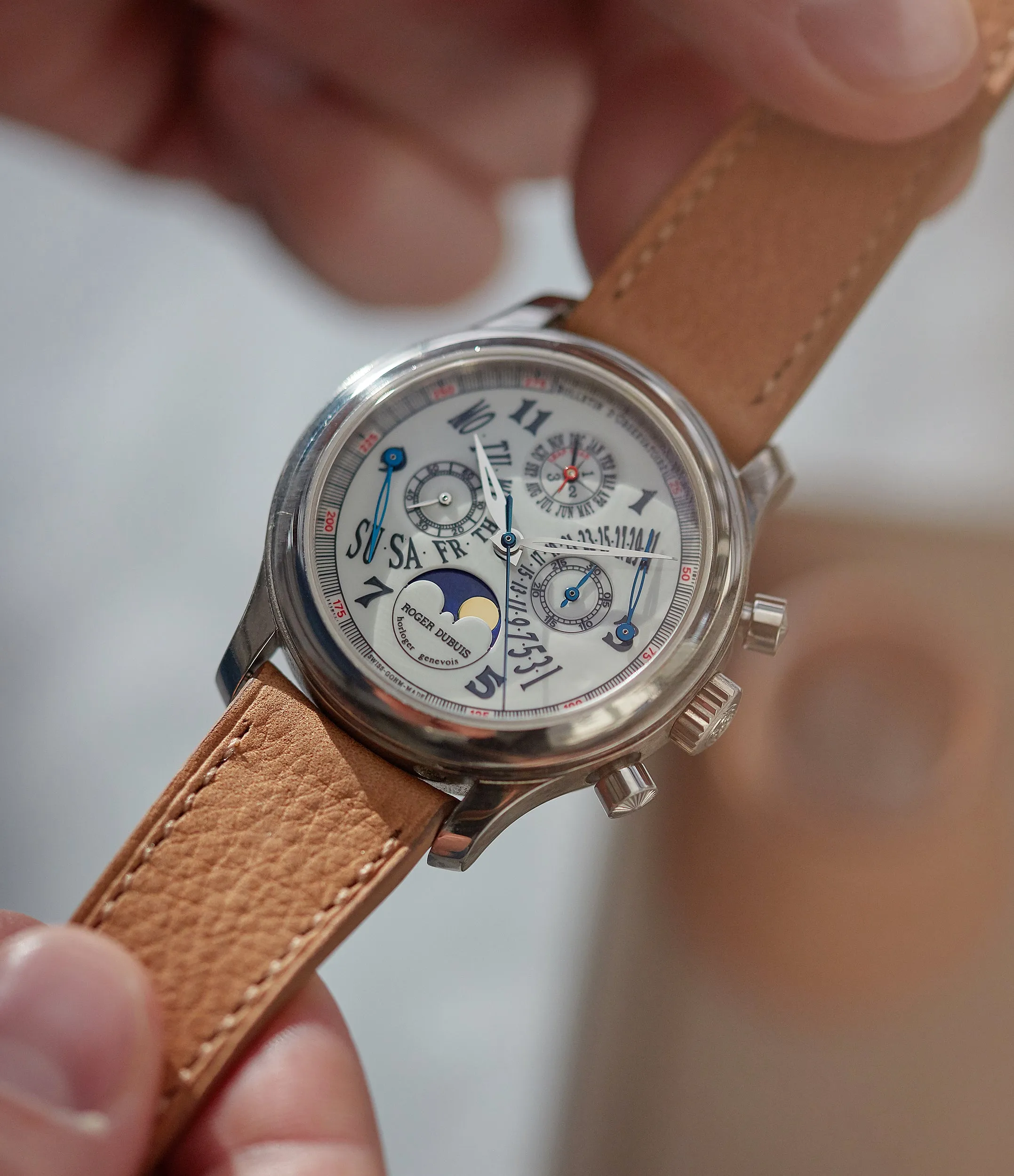 Hommage Chronograph Perpetual Calendar | Bi-Retrograde | White Gold