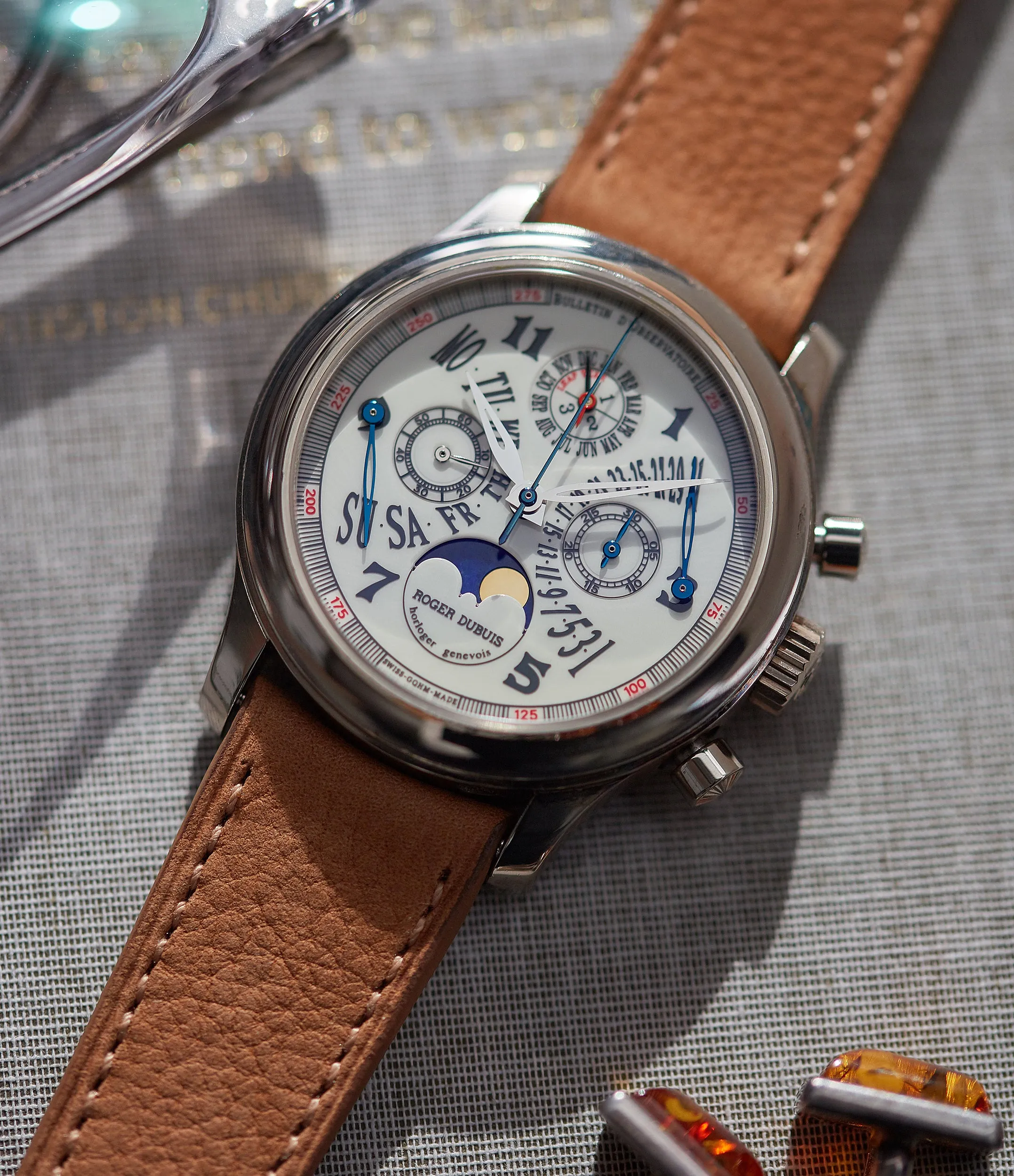 Hommage Chronograph Perpetual Calendar | Bi-Retrograde | White Gold