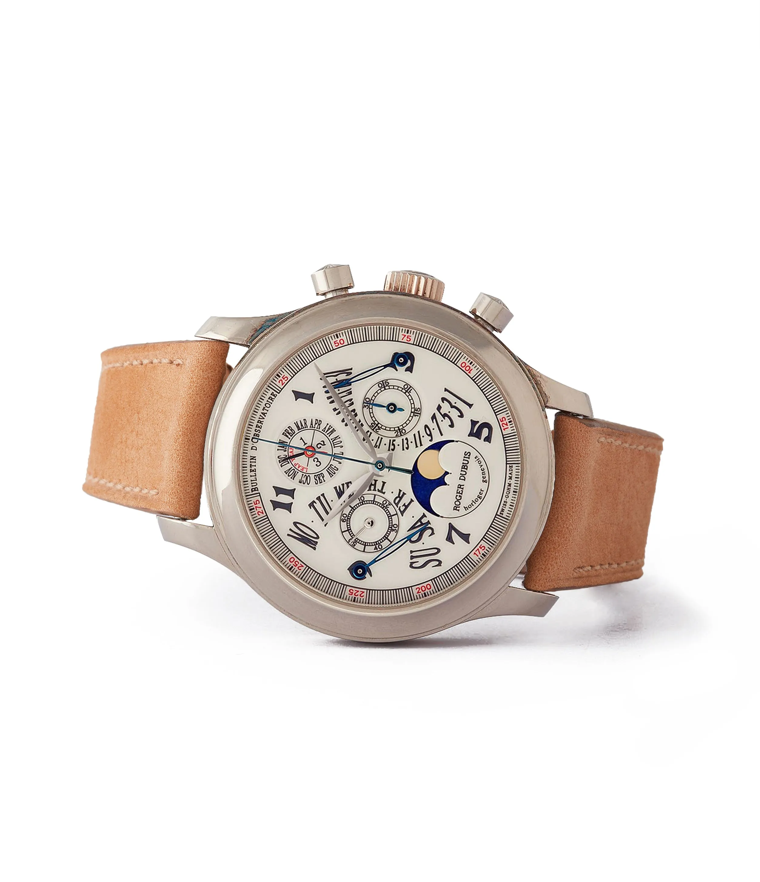 Hommage Chronograph Perpetual Calendar | Bi-Retrograde | White Gold