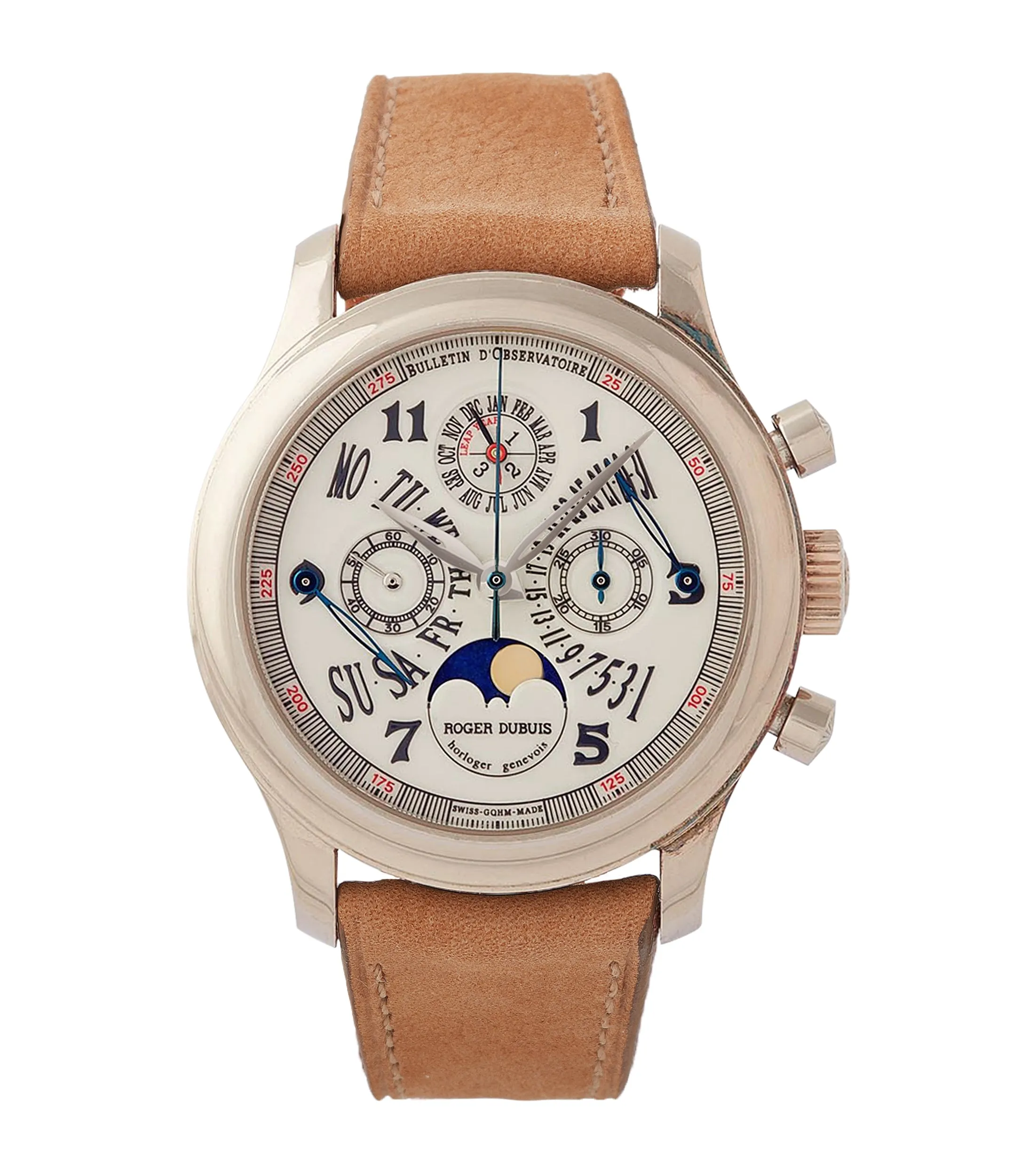 Hommage Chronograph Perpetual Calendar | Bi-Retrograde | White Gold