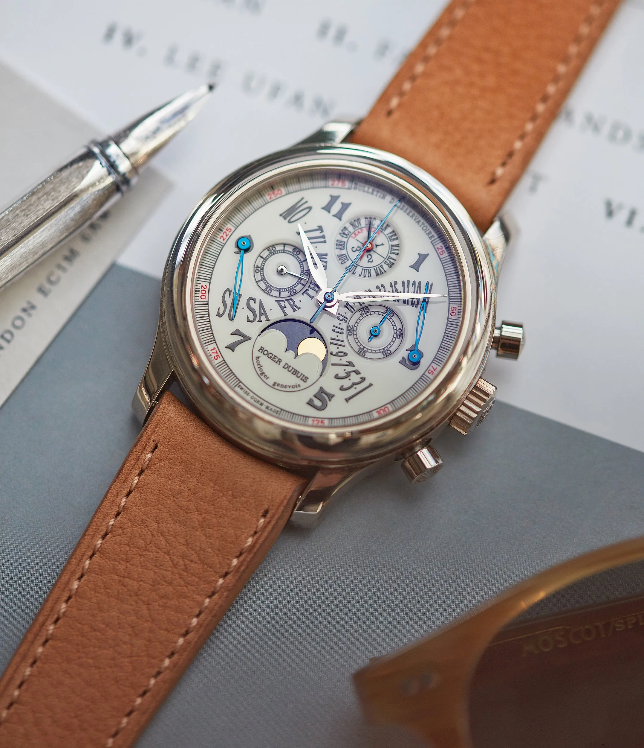 Hommage Chronograph Perpetual Calendar | Bi-Retrograde | White Gold