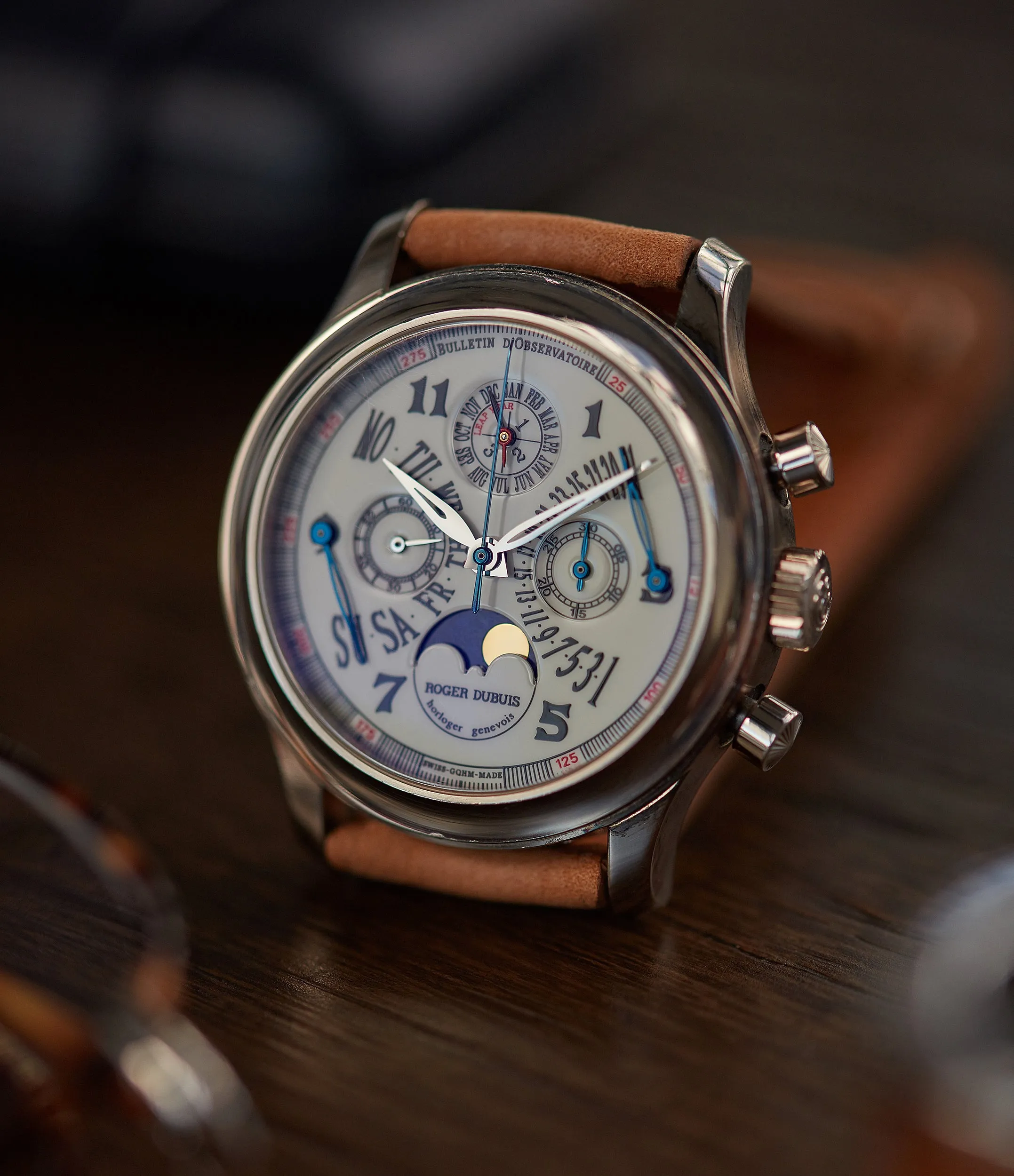 Hommage Chronograph Perpetual Calendar | Bi-Retrograde | White Gold