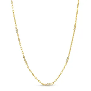 Joy Dravecky - Demi Fine Classic CZ Trio Necklace