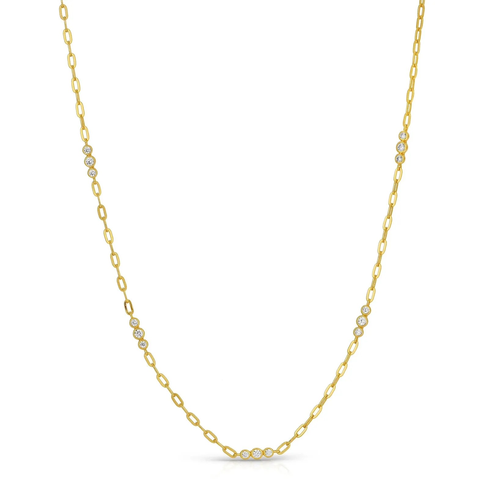 Joy Dravecky - Demi Fine Classic CZ Trio Necklace