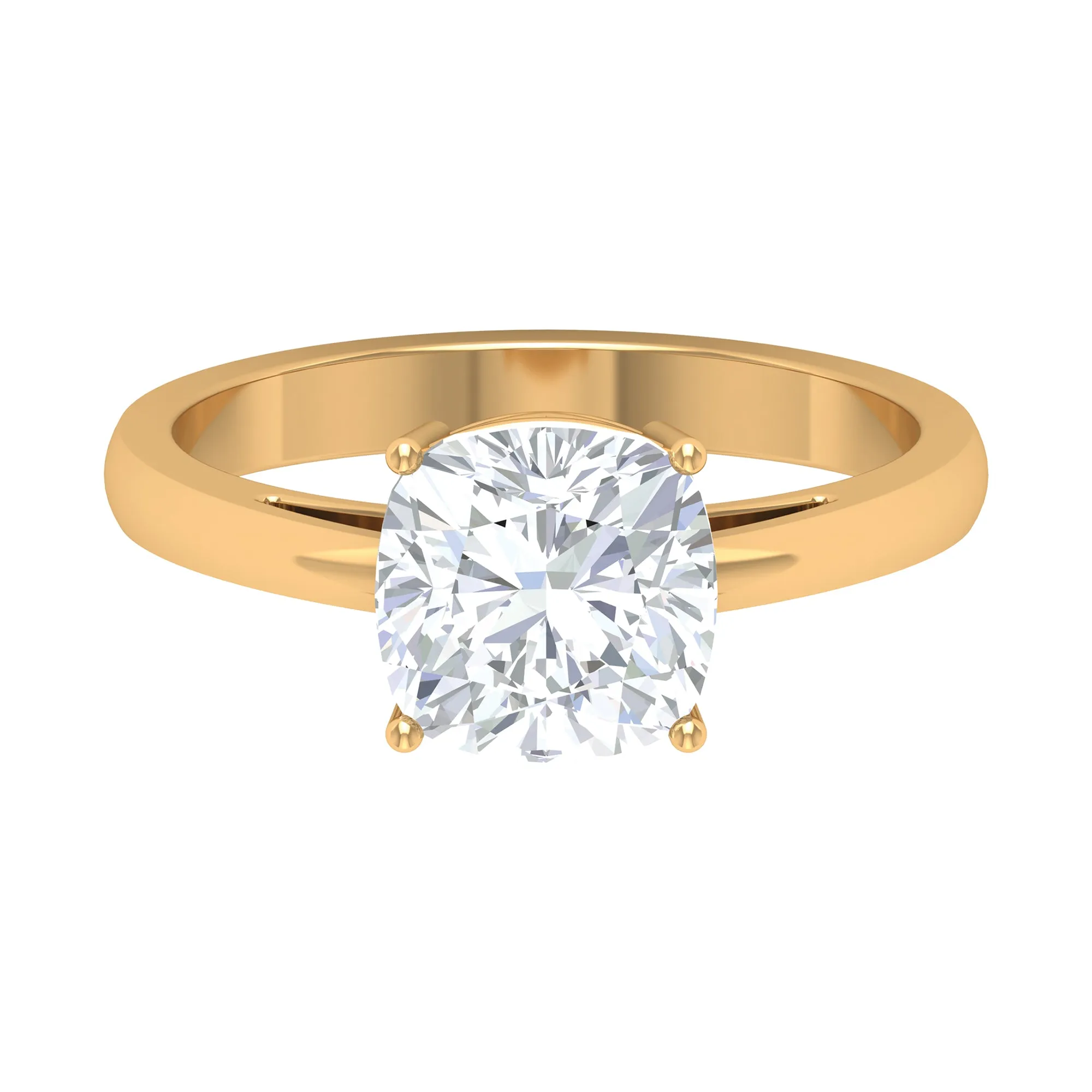 Lauren Sanchez Inspired Solitaire Moissanite Engagement Ring