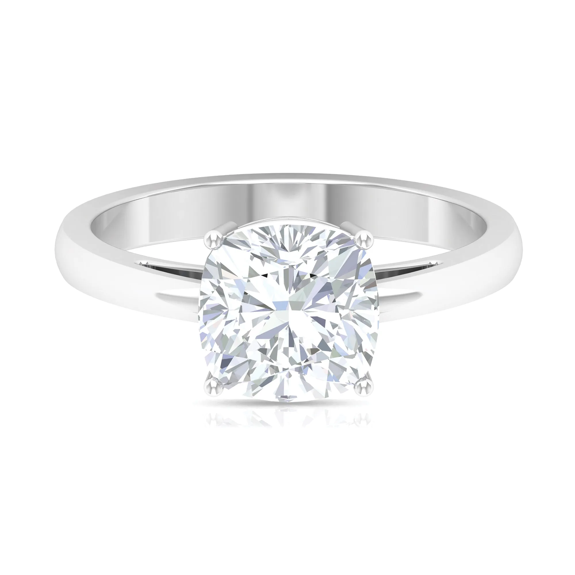 Lauren Sanchez Inspired Solitaire Moissanite Engagement Ring