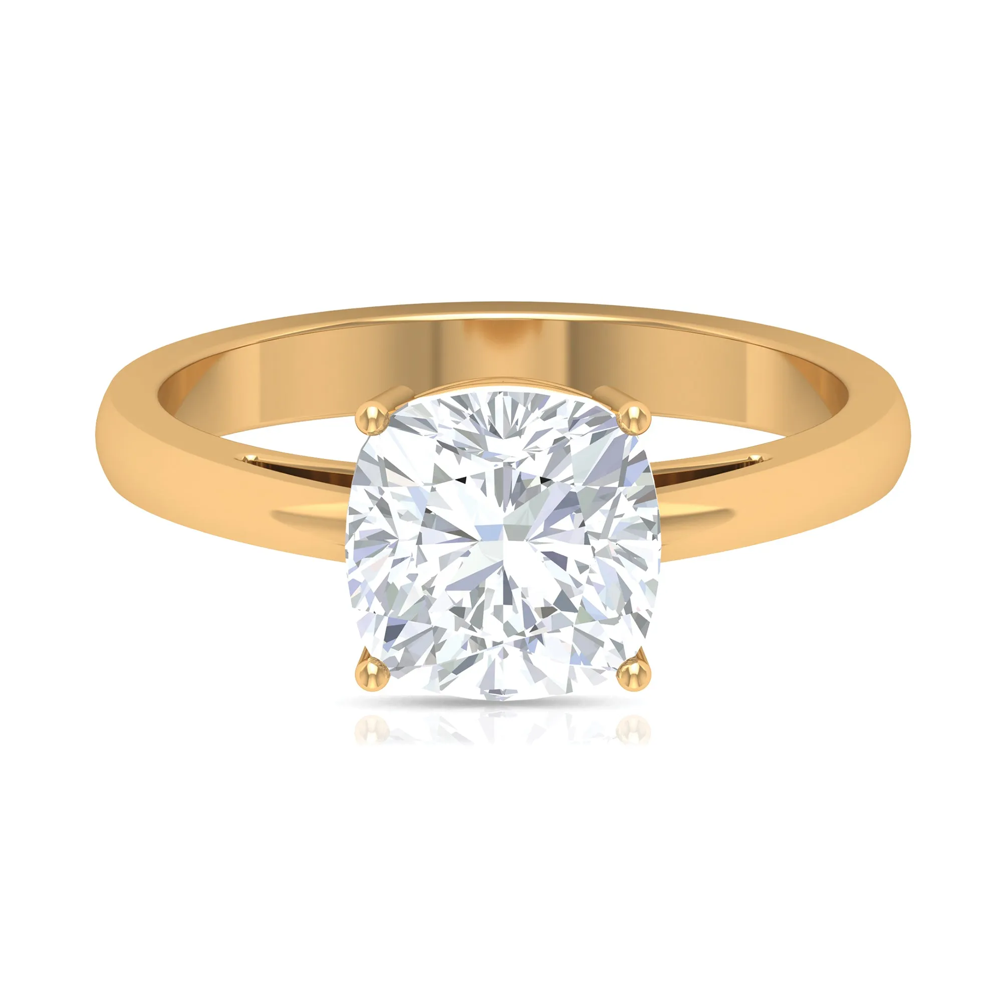 Lauren Sanchez Inspired Solitaire Moissanite Engagement Ring