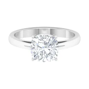 Lauren Sanchez Inspired Solitaire Moissanite Engagement Ring