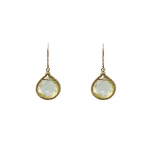 Lemon Quartz E426F Earrings