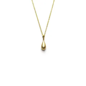 LGF Drop Pendant in 14k Yellow Gold (Petite)