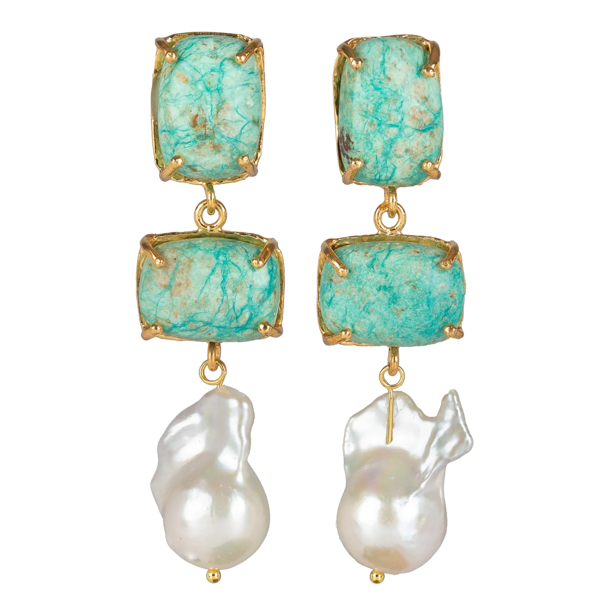 Loren Earrings Turquoise