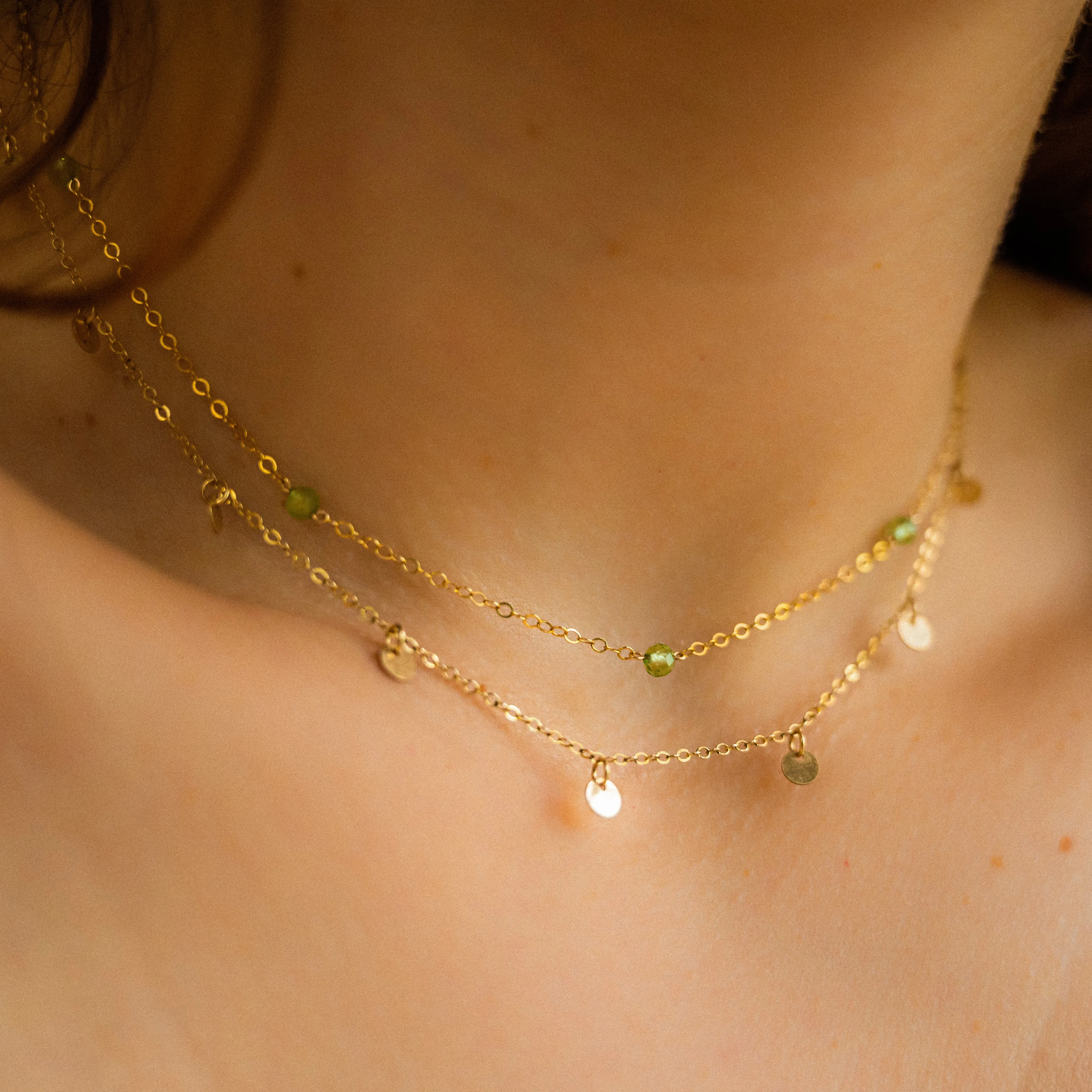 OLIVIA Peridot Chocker