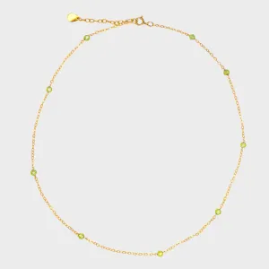 OLIVIA Peridot Chocker