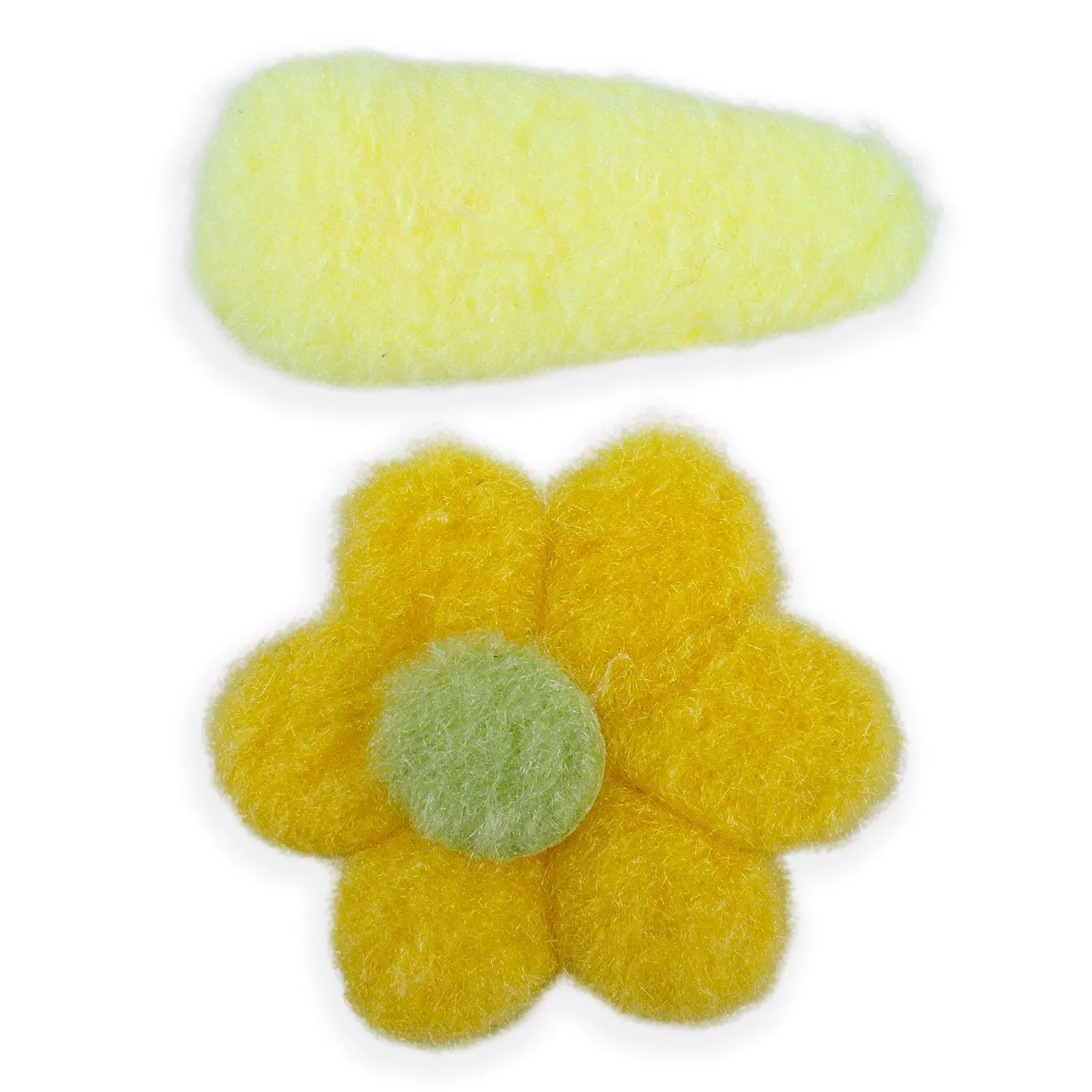 Pandora Floral Hair Clips Set 8 Pcs - Yellow