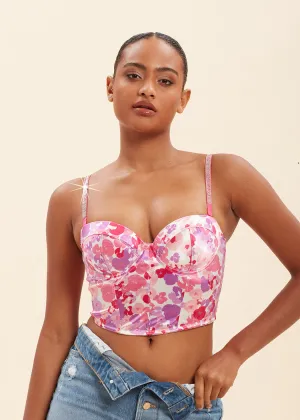 PANDORA Sexy Printed Corset Long Bra