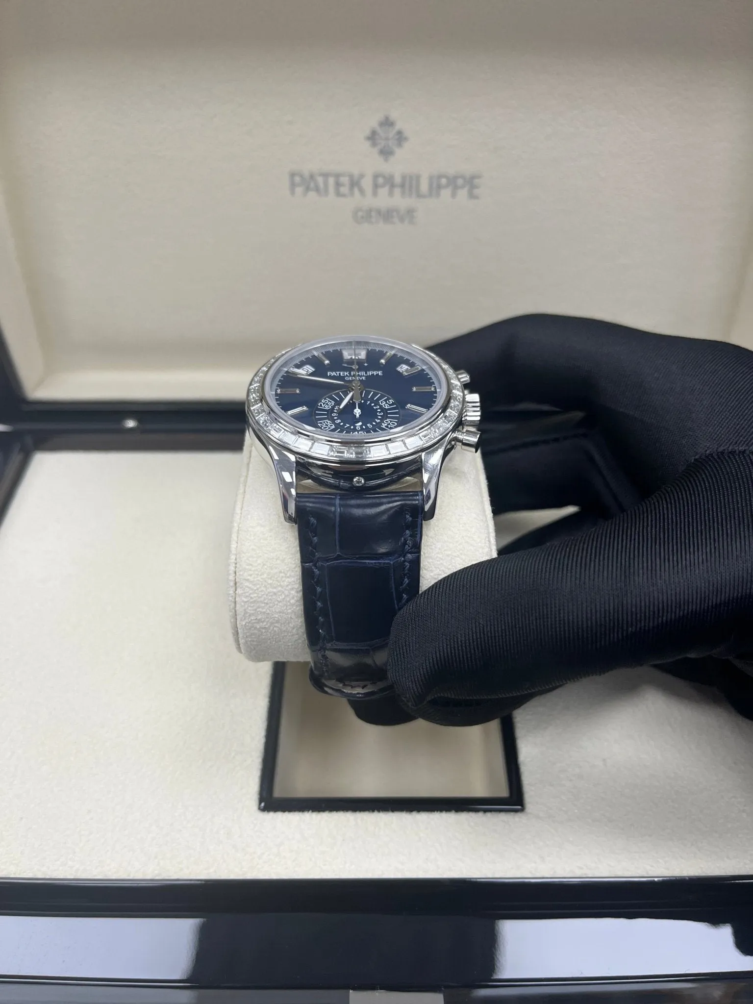 Patek Philippe Annual Calendar Chronograph Blue Dial 5961P-001