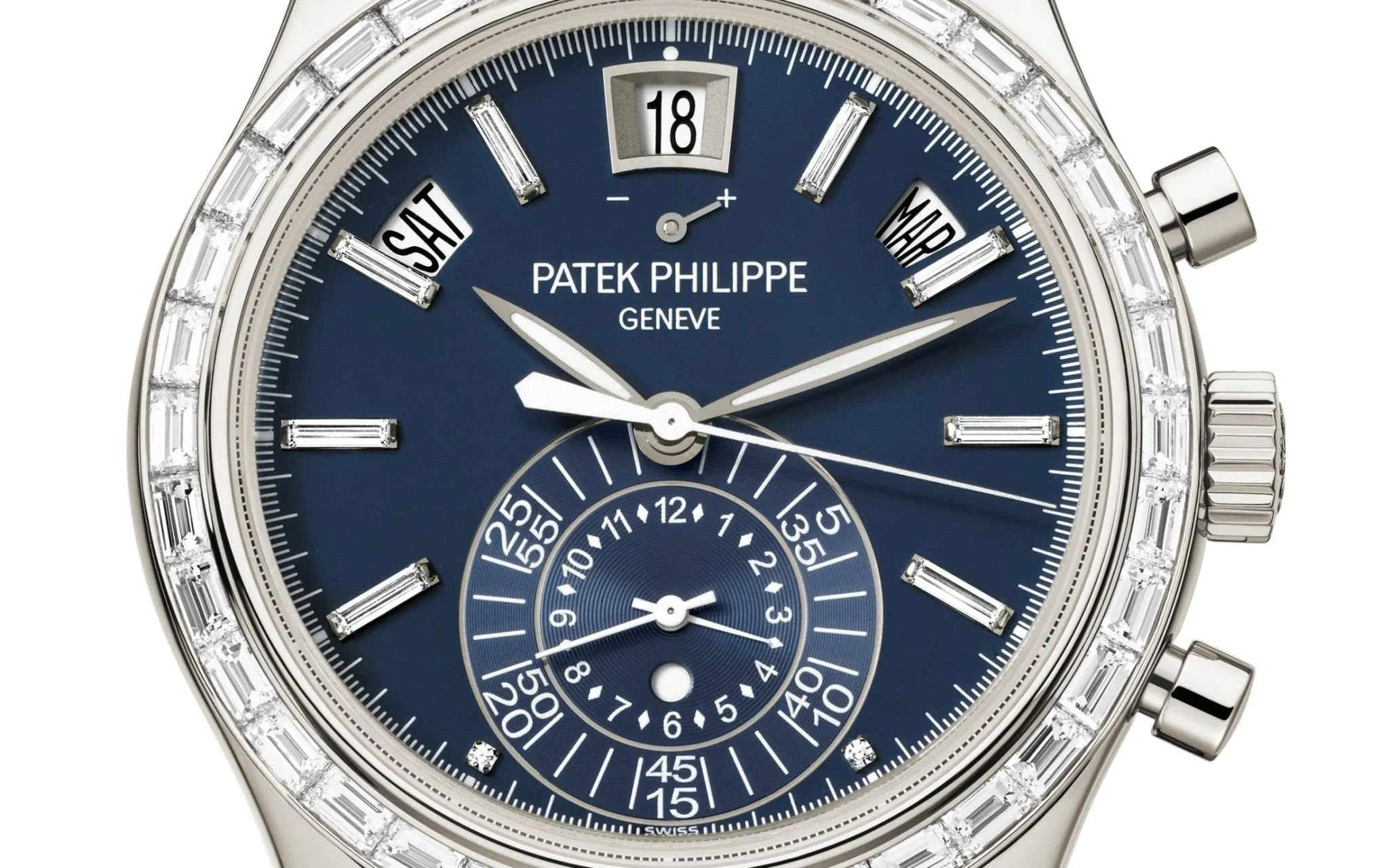 Patek Philippe Annual Calendar Chronograph Blue Dial 5961P-001