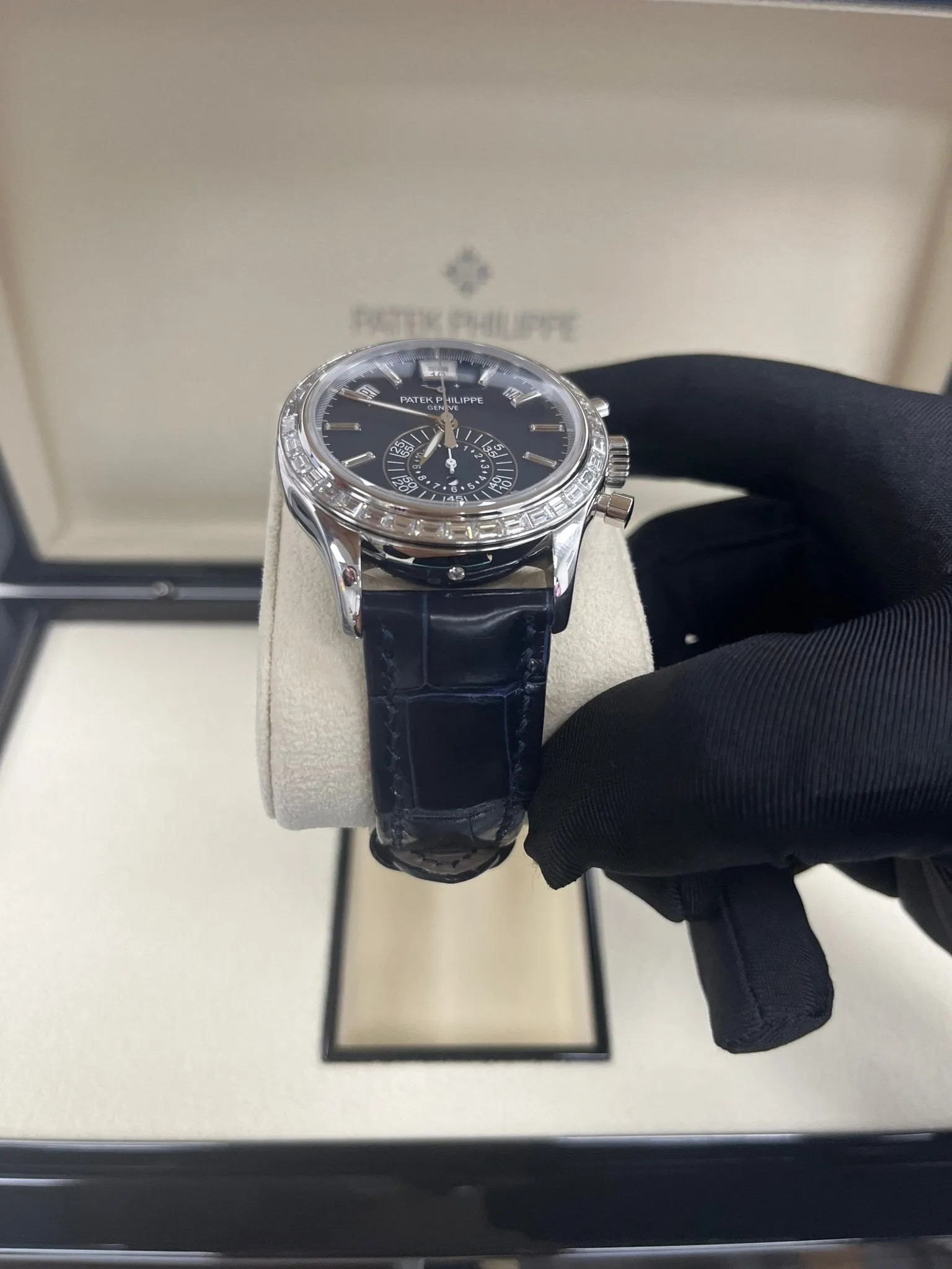 Patek Philippe Annual Calendar Chronograph Blue Dial 5961P-001