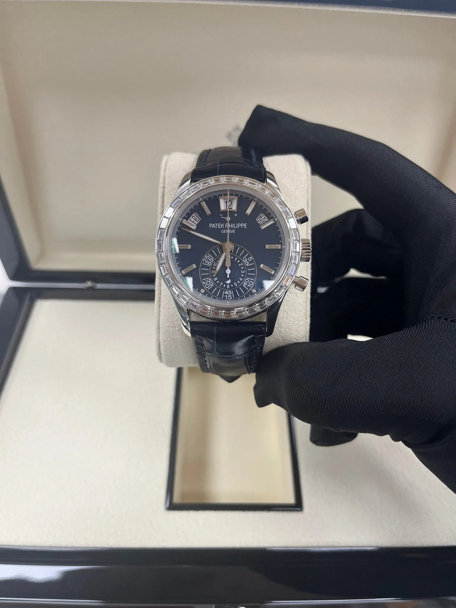 Patek Philippe Annual Calendar Chronograph Blue Dial 5961P-001