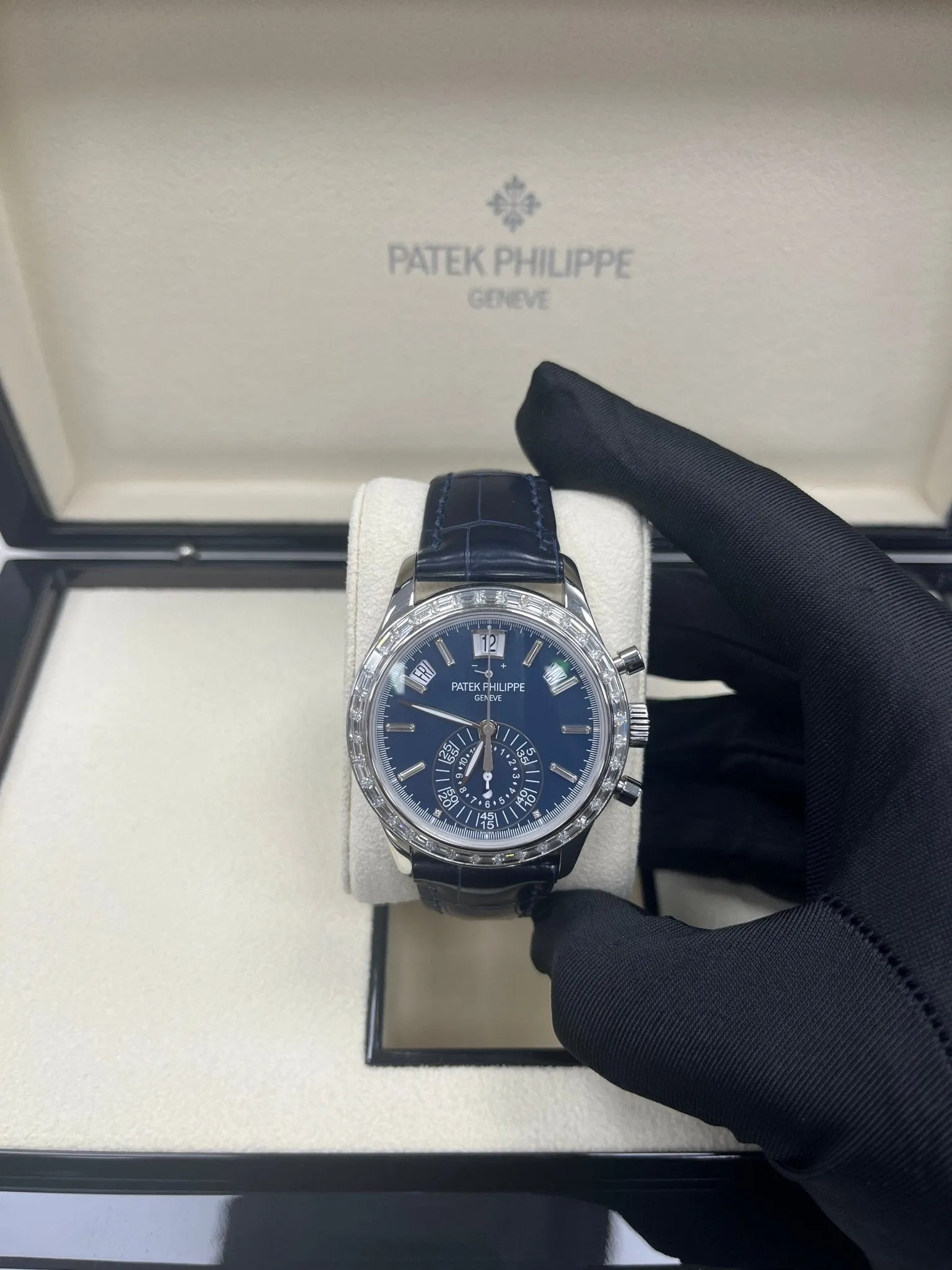 Patek Philippe Annual Calendar Chronograph Blue Dial 5961P-001