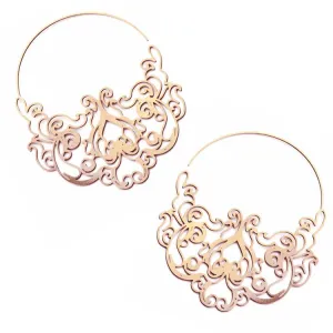 Pattern No. 6 Hoop Earring