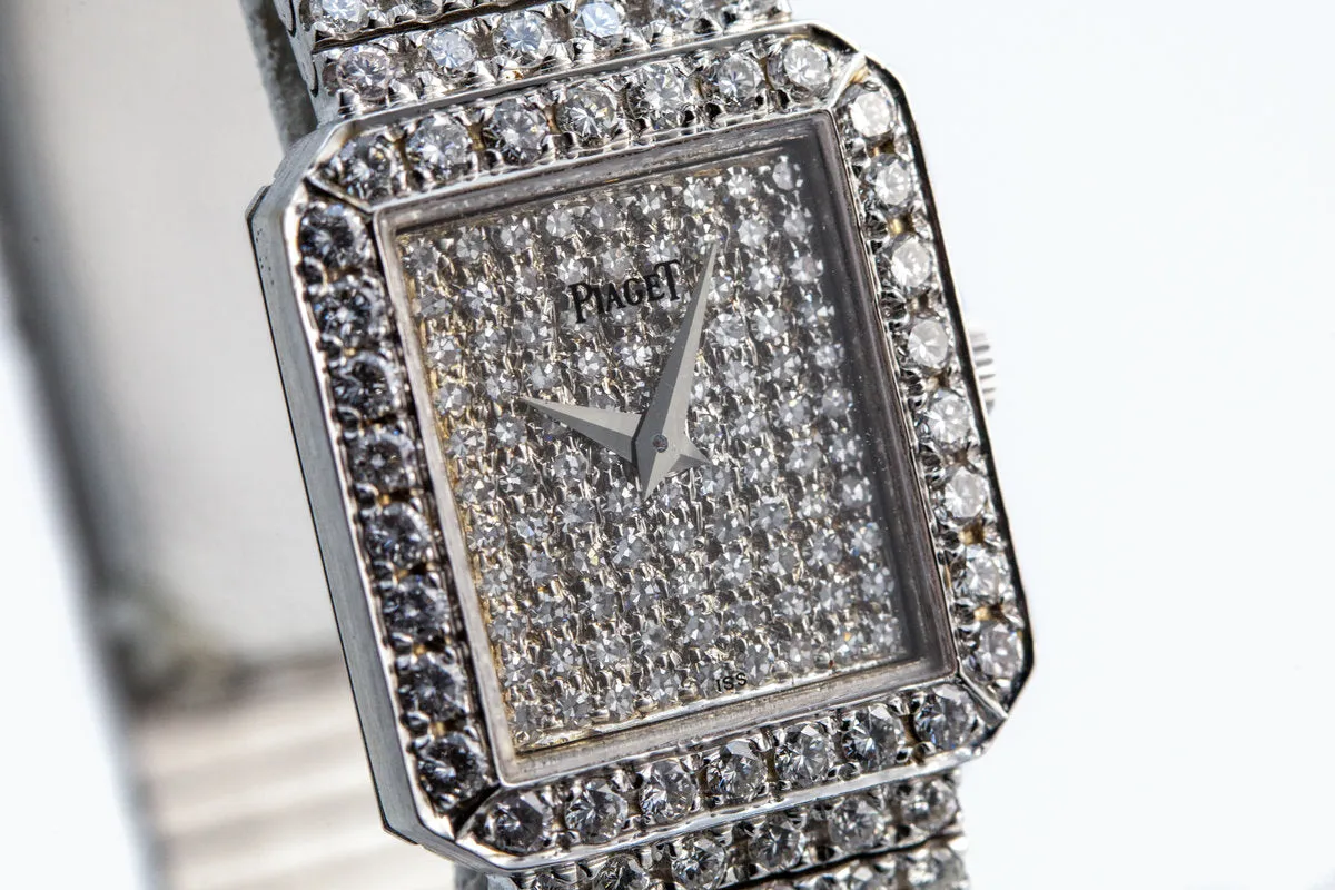 Piaget 18K White Gold with 10.38 total Carat Weight of Diamonds