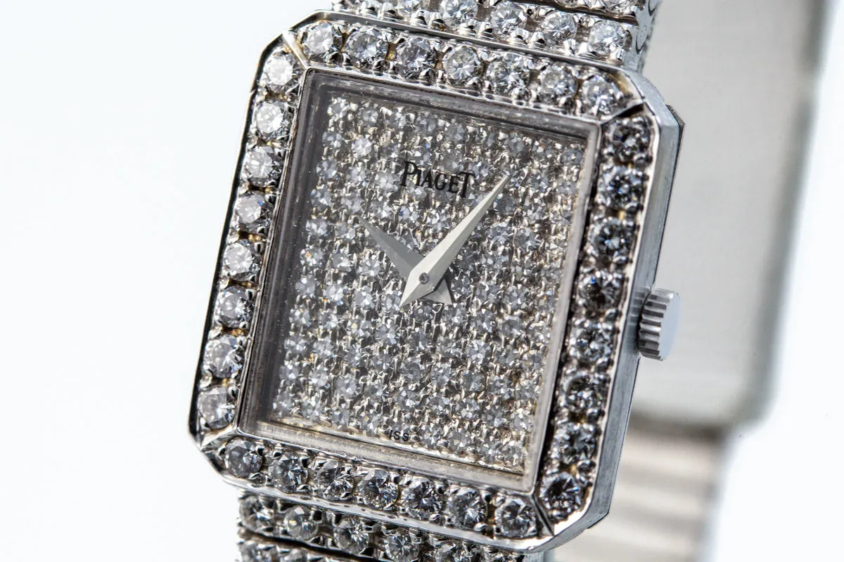 Piaget 18K White Gold with 10.38 total Carat Weight of Diamonds