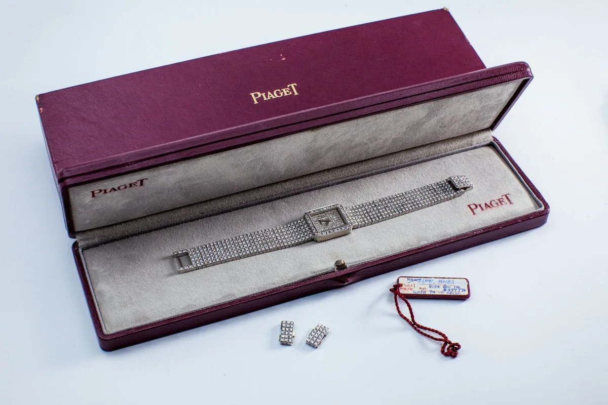 Piaget 18K White Gold with 10.38 total Carat Weight of Diamonds