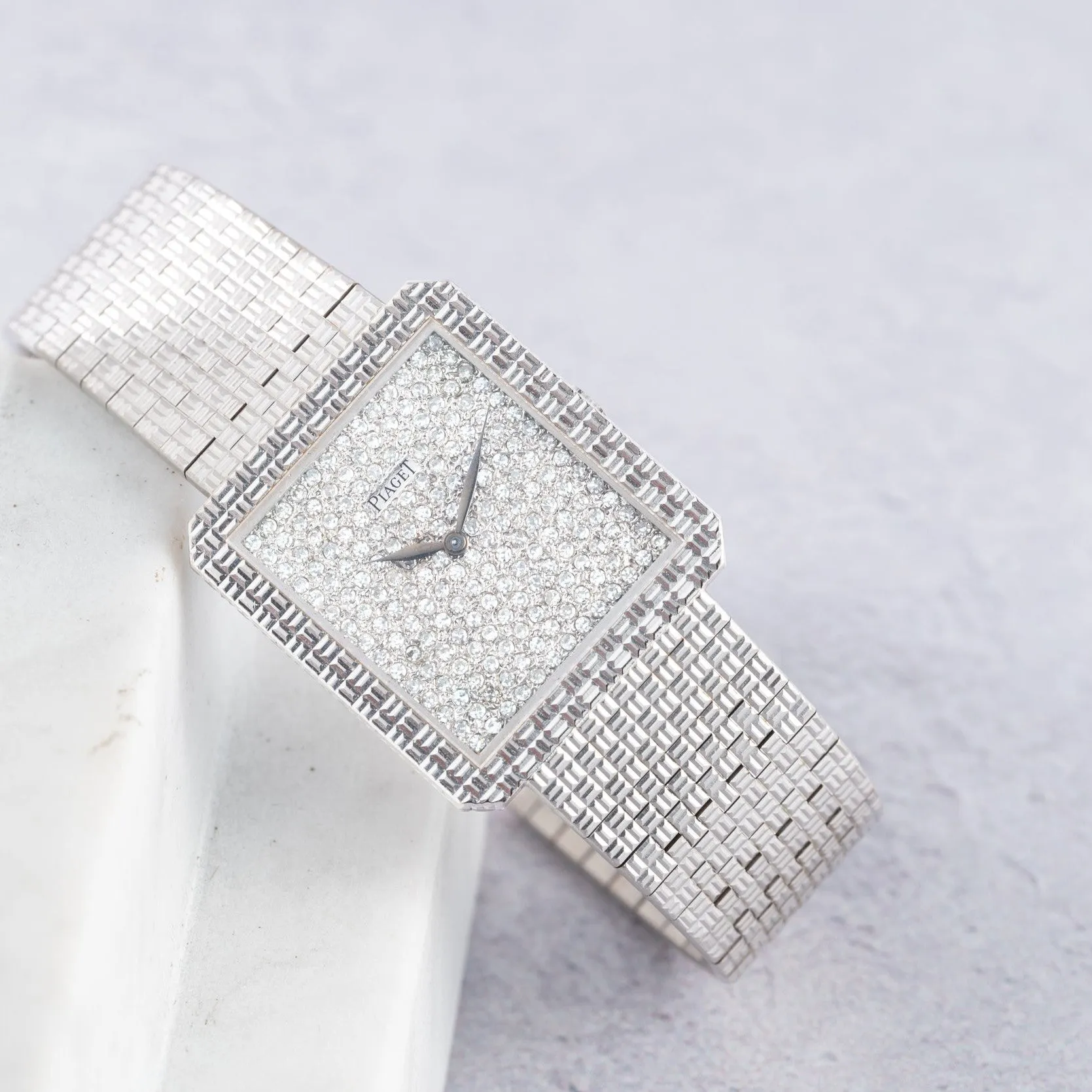 Piaget 'Brick' Diamond Dress Watch