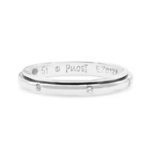 Piaget Diamond Set Possession Band Ring Size 51