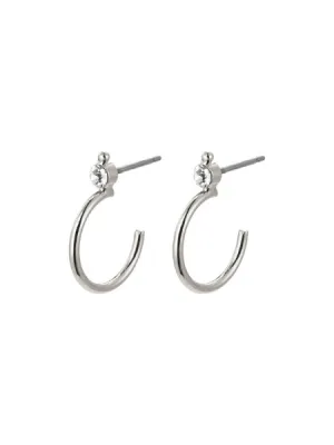 Pilgrim Gabrielle Crystal Hoop Earring