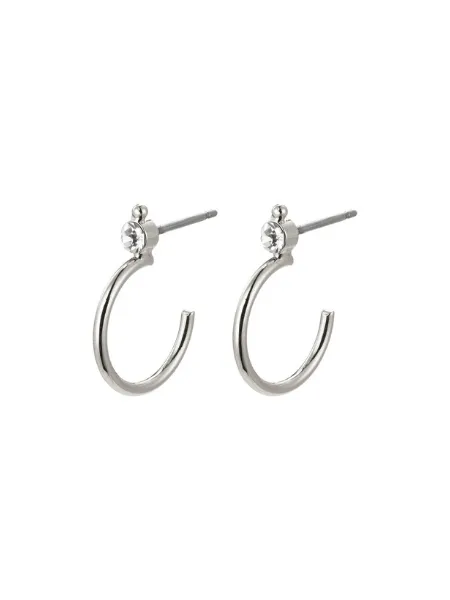 Pilgrim Gabrielle Crystal Hoop Earring