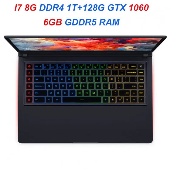 Pre-sale Xiaomi Gaming Notebook 15.6 inch 128GB/256GB SSD 1TB Quad-core 8GB 3.5GHz i5-7300HQ i7-7700HQ laptop GTX 1050 Ti/1060