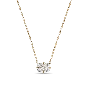 Radiant Cut Diamond Solitaire Pendant