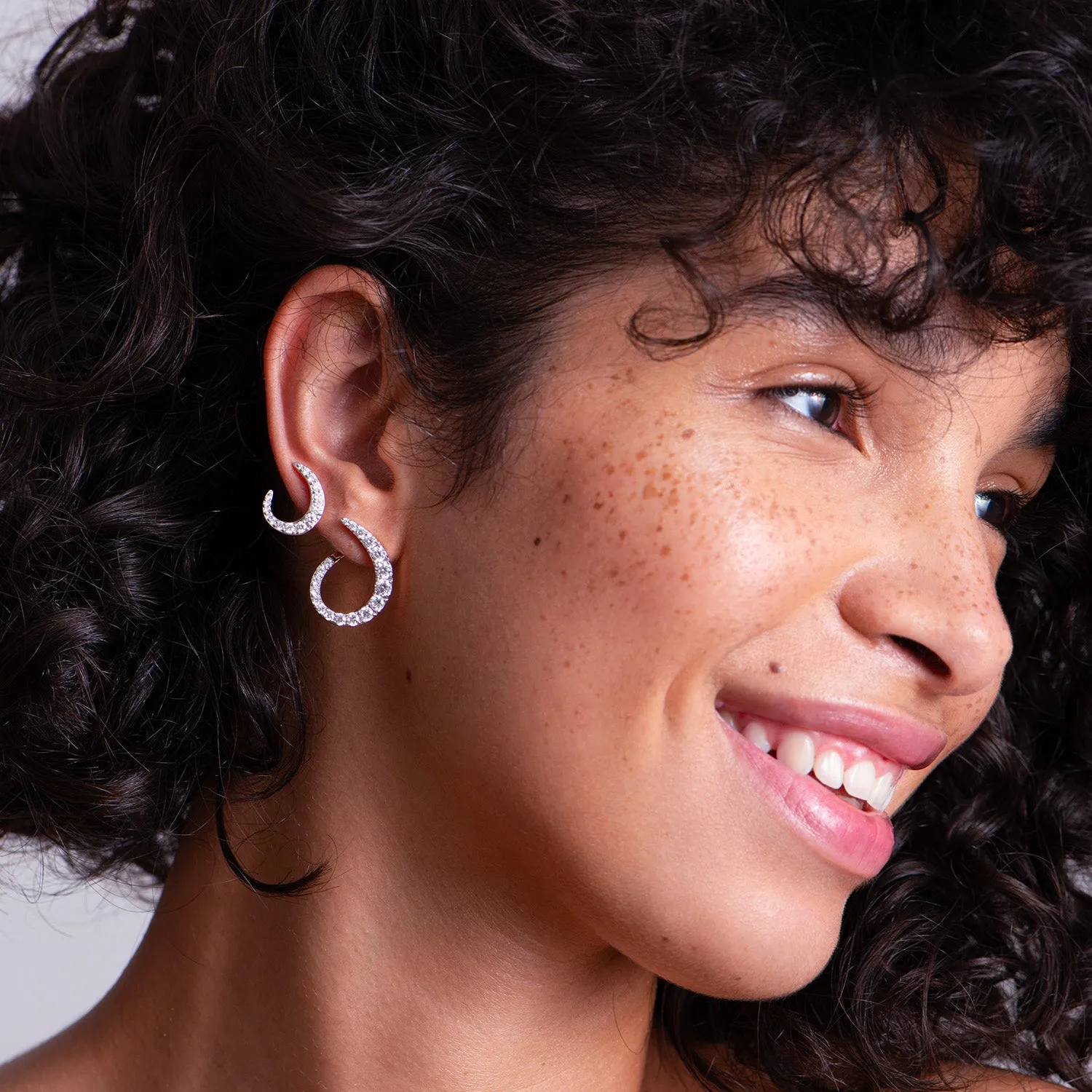 Radiant Hoop Earrings