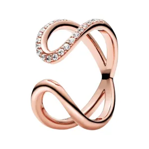 ROSE GOLD INFINITY OPEN RING