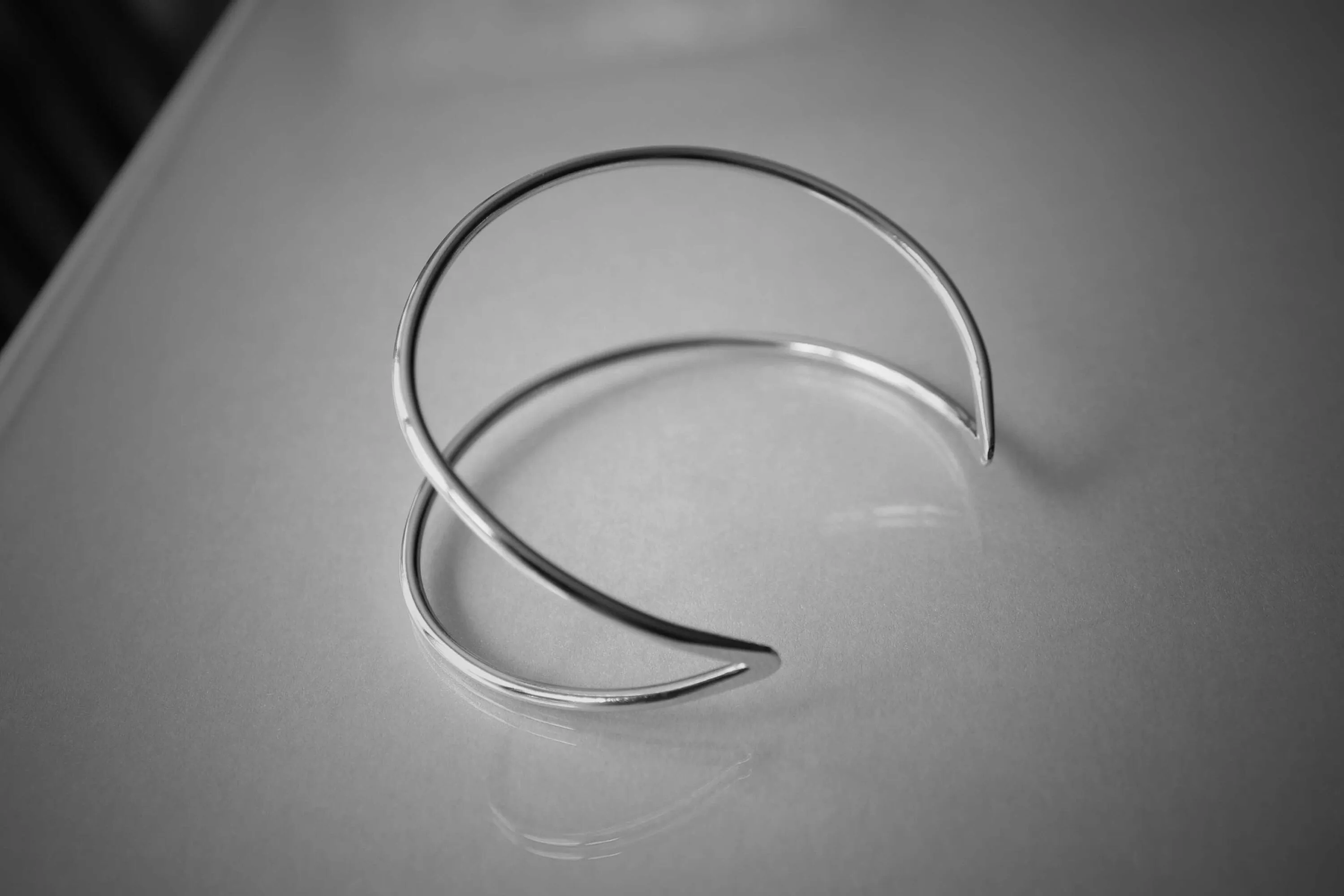 Simple Double Cuff Bracelet, Open Cuff Bracelet, Cuff Bracelet, Silver Bracelet, Simple Bracelet, Minimal Wear, Modern Chic, Modest Cuff