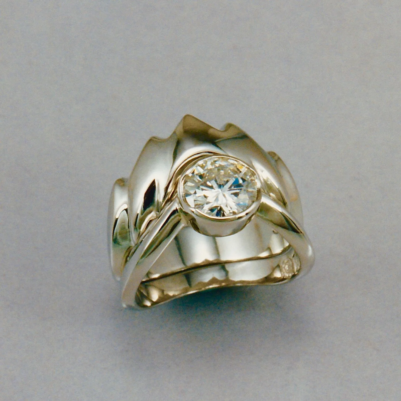 Smooth Mountain Ring