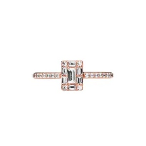 SPARKLING RECTANGULAR RING