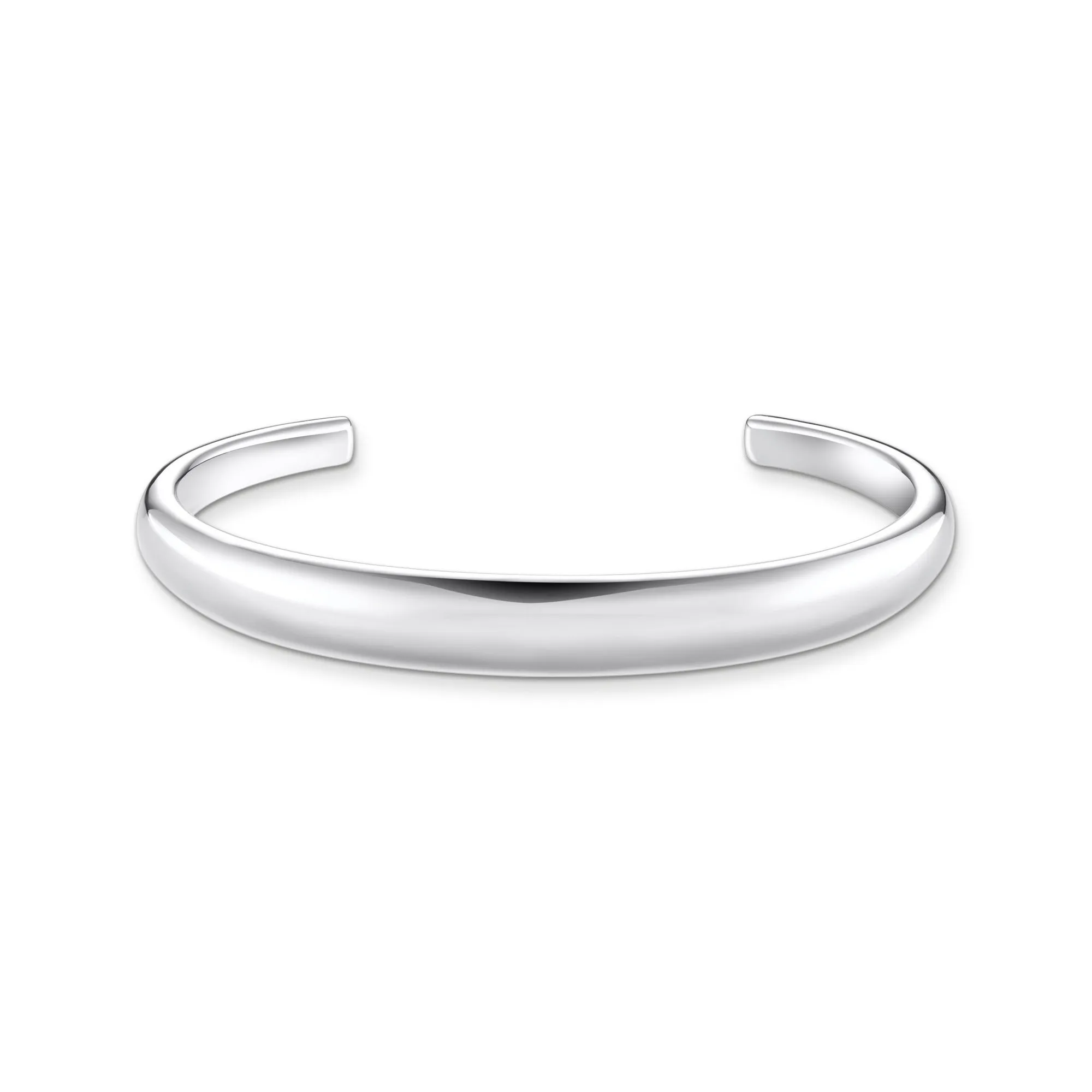 Sterling Silver Bold Elegance Timeless Bangle AR115-001-21